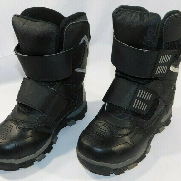 Falls Creek Men's Winter Boots Size 8 Black Thinsu - Picture 1 of 7